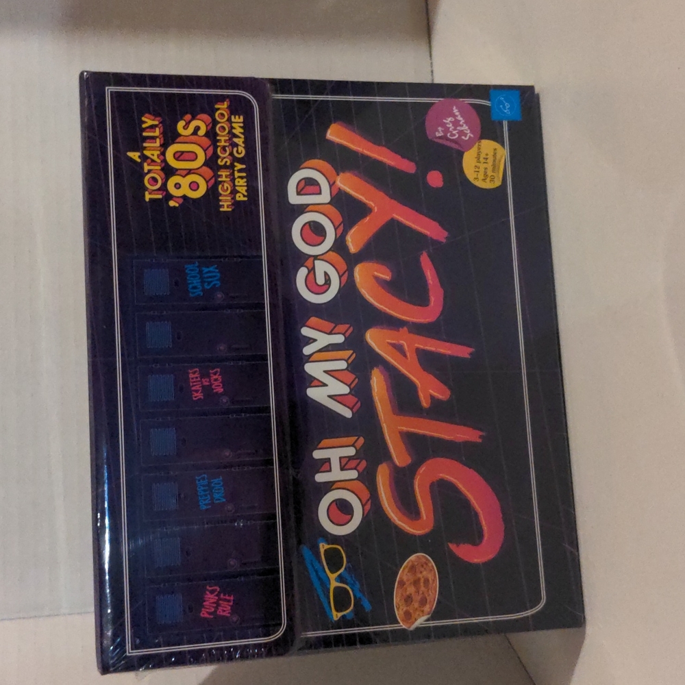 Oh My God Stacy! A Totally '80's High School Party Game